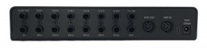 back of the new Mini Effect Gizmo X (MIDI loop Switcher)